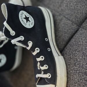 Converse Black and White High Top Sneakers